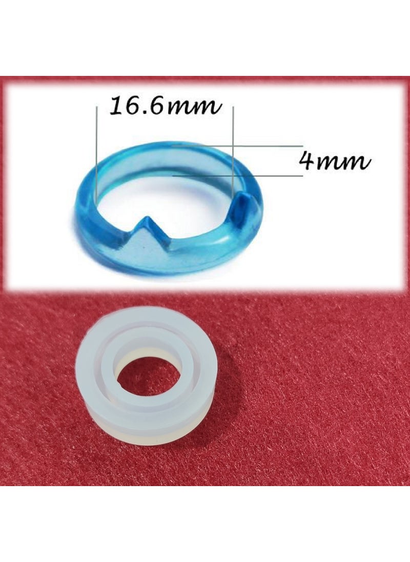 Hobizubi Ring Resin Epoxy Mold -Code:142  - Image 1