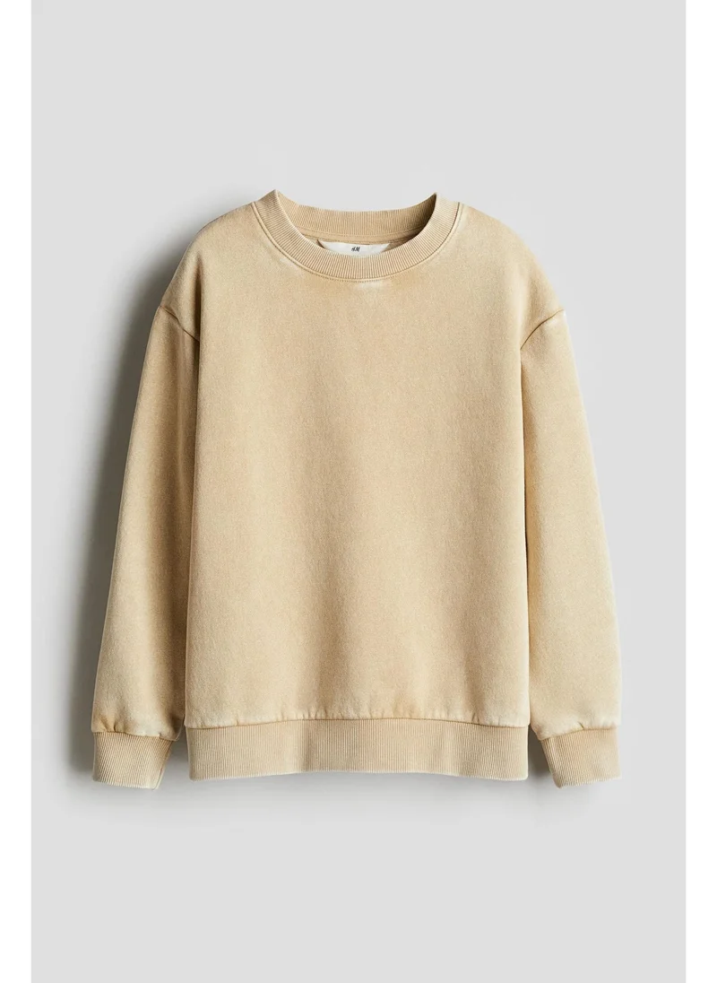 اتش اند ام Washed-look sweatshirt
