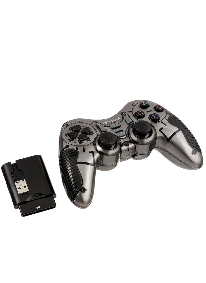 GIGAMAX Wireless Gamepad  GP-w2021 compatible with pc/ps2/ps3