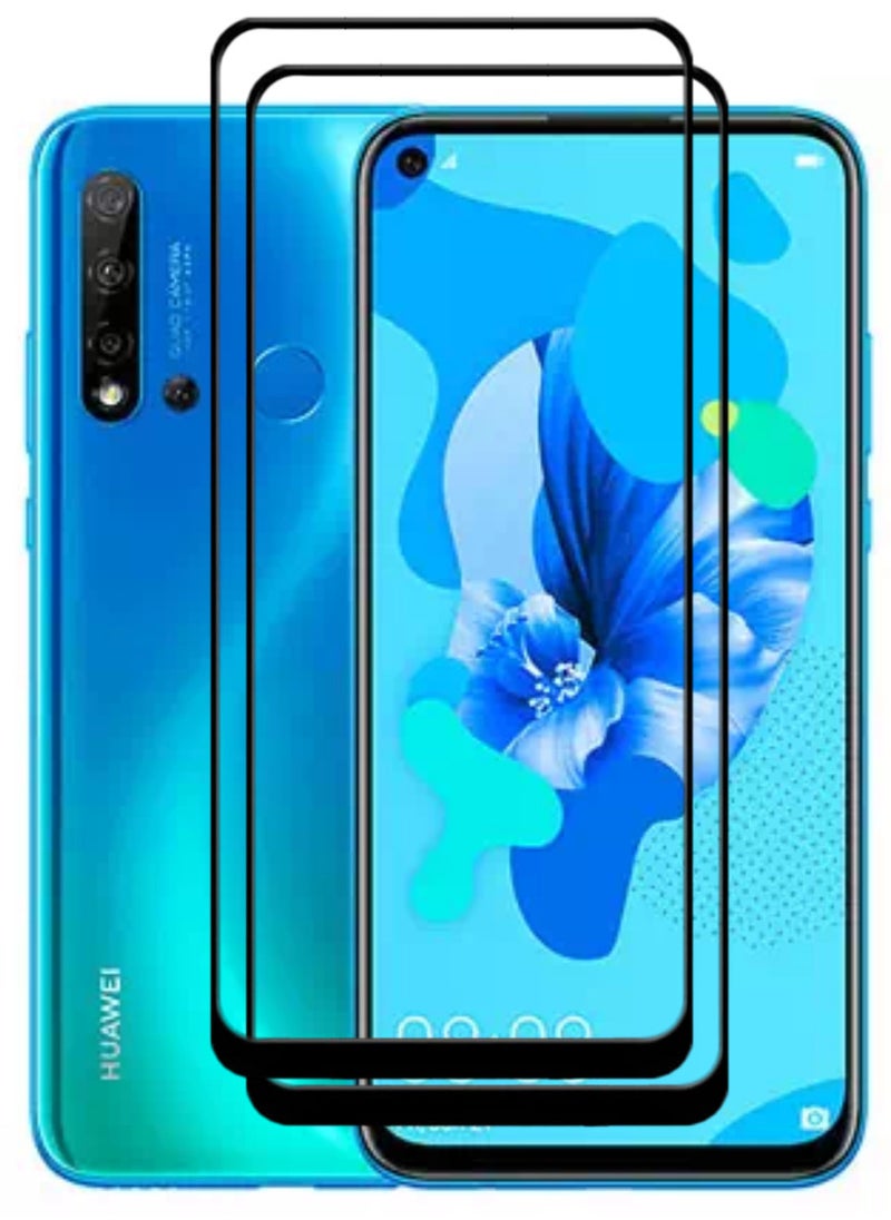 ACLIX 2 Pieces Antistatic ESD Dustproof Premium Quality High Definition Tempered Glass Screen Protector Designed For Huawei nova 5i - Image 1