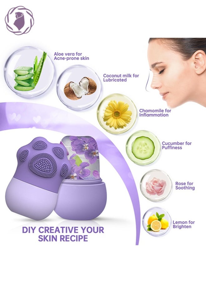 New Cat Paw Shape Ice Roller For Face, Beauty Facial Massage, Acne Puffiness Relief Purple - https://f.nooncdn.com/p/pzsku/Z96DEDF812D72A69B6071Z/45/1746222006/31a6a3fe-2fa5-47be-939a-140ed9196ca5.jpg?width=original
