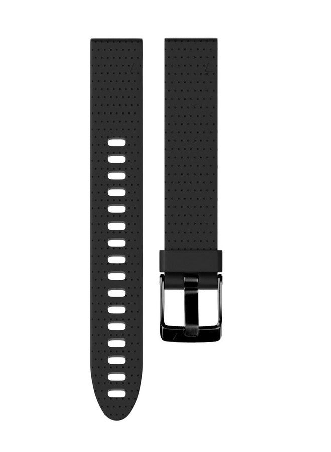 ANCOOL Compatible with Fenix 5S/6S/7S Bands 20mm Easy Fit Silicone Watch Bands Replacement for Fenix 8 43mm/5S Plus/6S Pro/D2 Delta S Smartwatches(Black) - Image 2