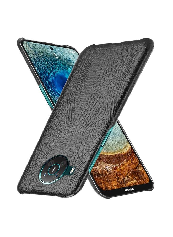اس-توب جراب لهاتف Nokia X10 / X20 مقاوم للصدمات مصنوع من جلد التمساح PC + PU - Image 2
