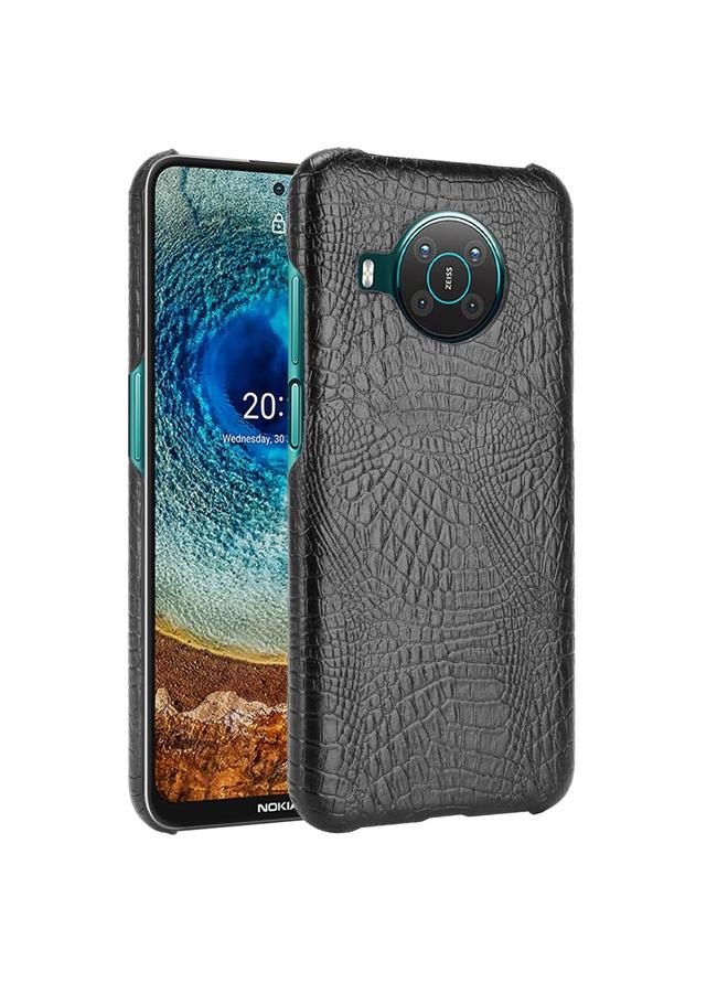 اس-توب جراب لهاتف Nokia X10 / X20 مقاوم للصدمات مصنوع من جلد التمساح PC + PU - Image 1