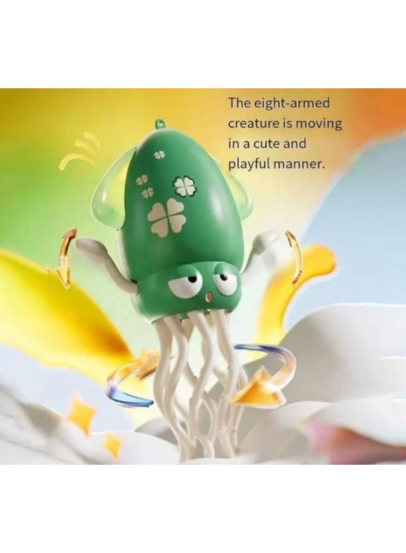 Twisoo Rechargeable Electronic Sensing Dancing Octopus Baby Toy – Musical Interactive Obstacle Sensor Toys with LED Light - Image 3