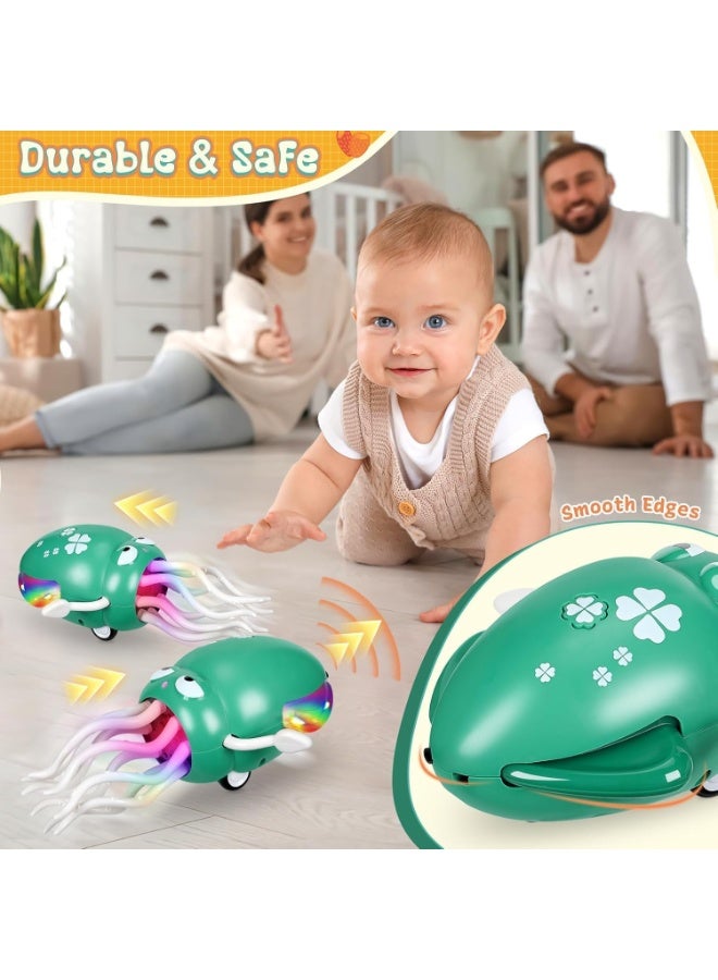 Twisoo Rechargeable Electronic Sensing Dancing Octopus Baby Toy – Musical Interactive Obstacle Sensor Toys with LED Light - Image 5