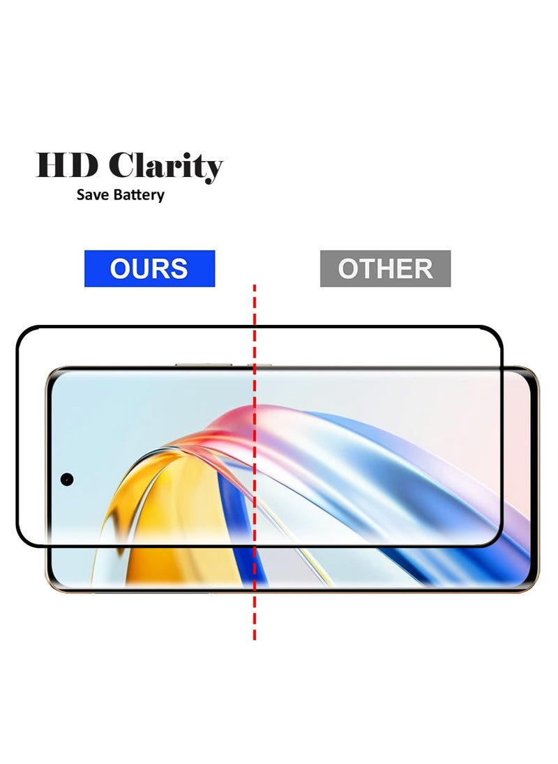 Techie - Honor X9b Full Glue Nano Scale Curved Tempered Glass Screen Protector - Image 1