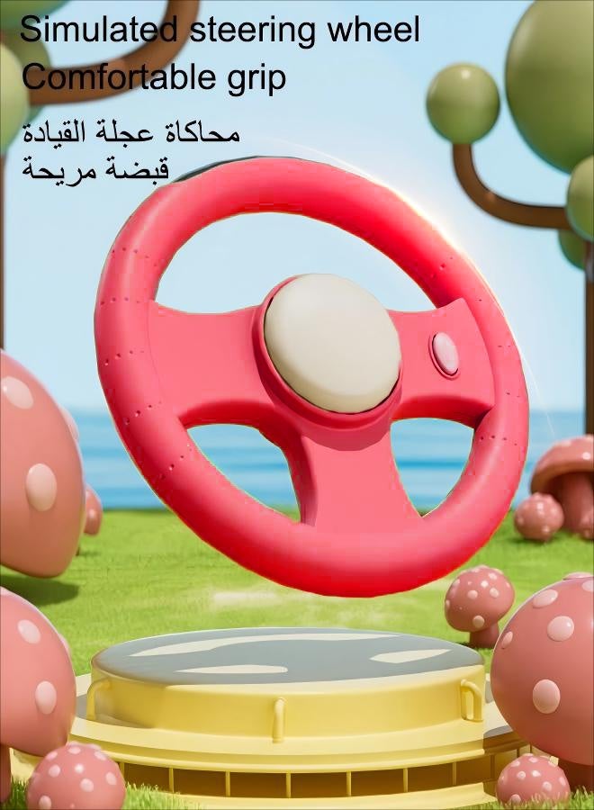 Ride On Toys Children's Swing Car With Music And Lighting Children's Toys Raise The Backrest Height Push Handle With Guardrail Anti Rollover Suitable For Children Aged 1-6 Boys And Girls  - Image 4