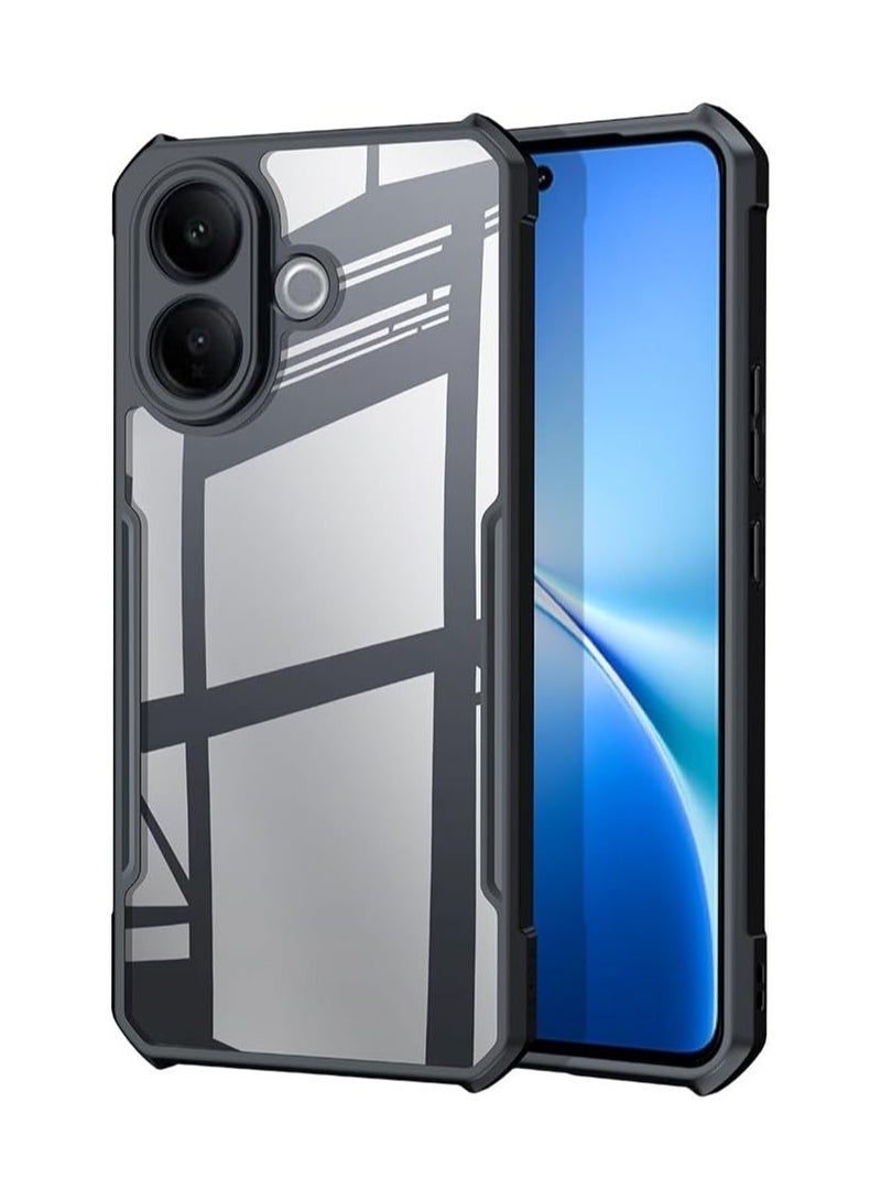 general Clear Protective Case Compatible with Vivo V60 Lite [Airbag Protection] Clear Protective Case with Camera Lens Protection PC+TPU Shock-Resistant Protective Back Cover - Image 1
