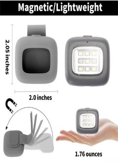 Generic Running Lights 2 Pack Safety Jogging LED Light for Runners and Joggers High Visibility Reflective Running Gear with USB Charging Line and Strong Magnetic Clip for Night Running Walking Hiking  - Image 3