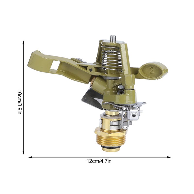 Aluminium Alloy Garden Lawn Rocker Arm Irrigation Water Sprinkler Nozzle For Dust Reduction And Public Green Areas - Image 5