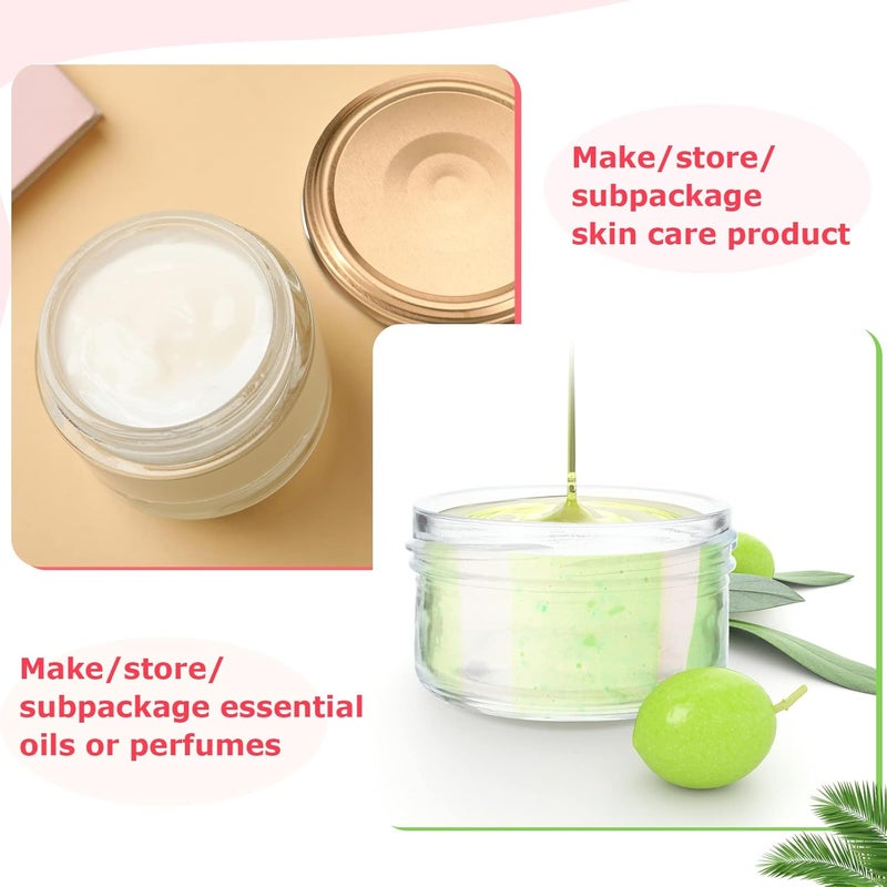 Queekay 12 قطعة 25 أونصة حاوية تتبيل السلطة للسفر حاويات تخزين الطعام الزجاجية الصغيرة مع أغطية محكمة الإغلاق برطمانات زجاجية صغيرة مقاومة للتسرب قابلة لإعادة الاستخدام لحاويات صلصة الغمس للغداء والنزهات والسفر - Image 4