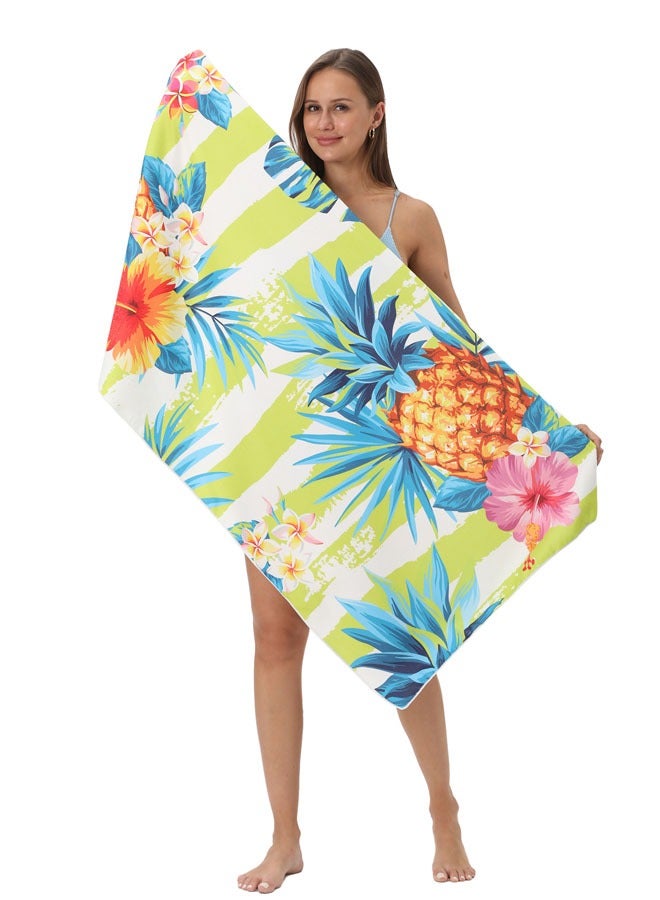 ZVEV Beach Towel, 140*70cm Microfiber Lightweight Thin Beach Towel for Adults Kids,Sand Free Quick Dry Super Absorbent Large Towels for Swimming, Pool, Camping, Yoga, Workout, Traveling - Image 1