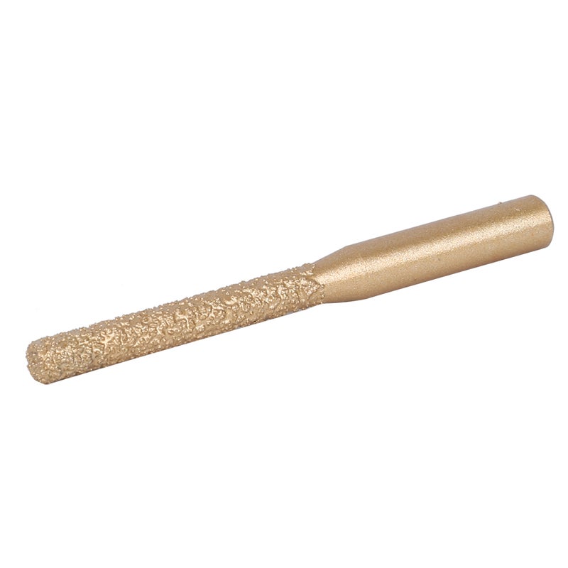 Diamond Router Bits Golden Brazed Straight Shank for Quartz Stone Marble Seam Knife6.35 x 7 x 65mm - Image 4