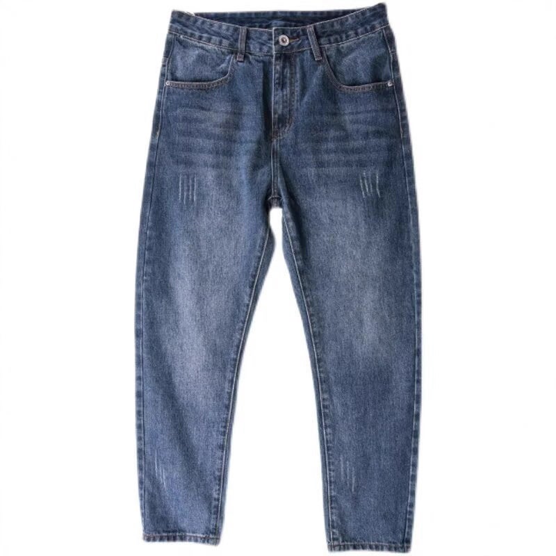 Unisex Classic Denim Jeans Loose Fit Daily Outdoor Wear - Image 5