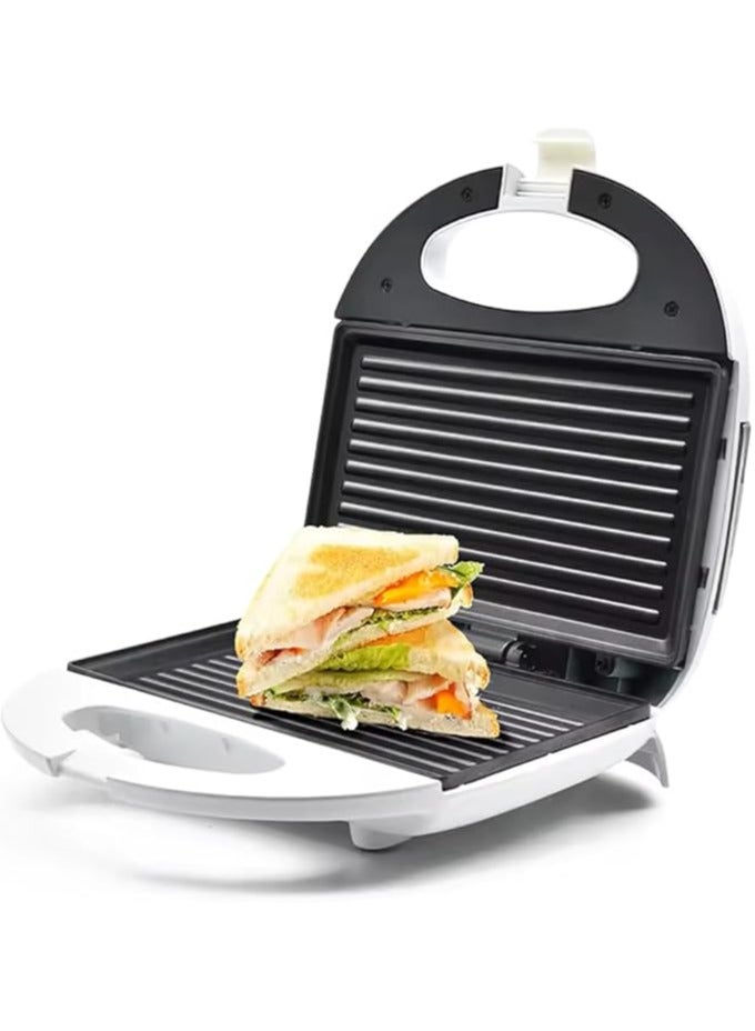 DSP Sandwich Maker 750W with Non-Stick Coating, Stainless Steel Plate, Plastic Body, Power & Ready Lights, KC1159