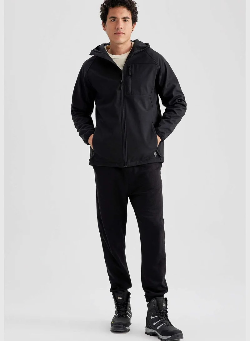 DeFacto Man Slim Fit Hooded Long Sleeve Jacket