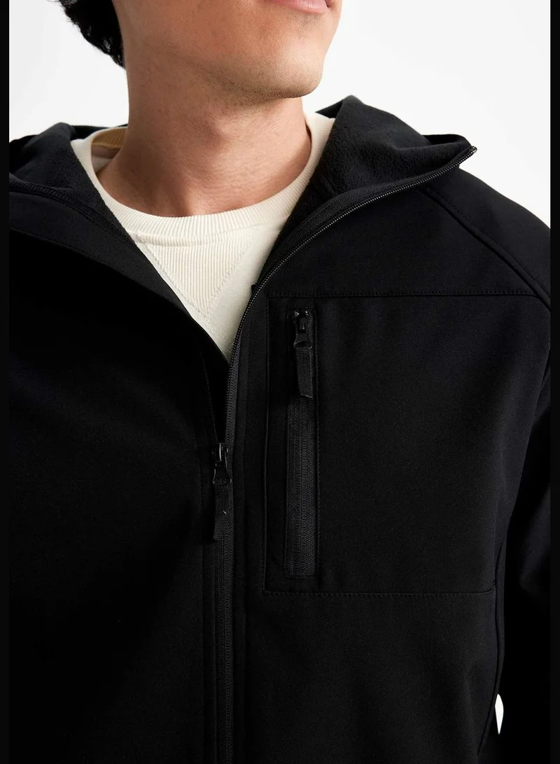 DeFacto Man Slim Fit Hooded Long Sleeve Jacket