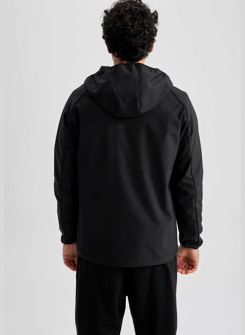 DeFacto Man Slim Fit Hooded Long Sleeve Jacket