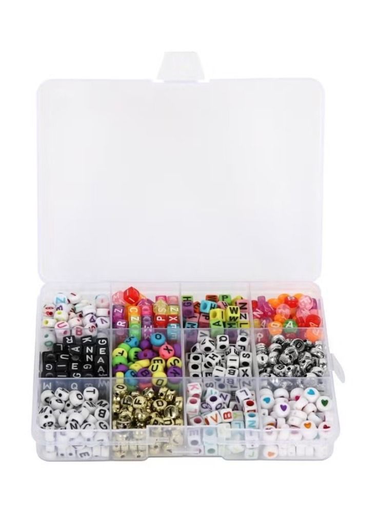 Dreamzon Seed and Alphabet Beads Jewellery Making DIY Bracelet Craft Kit - Image 4