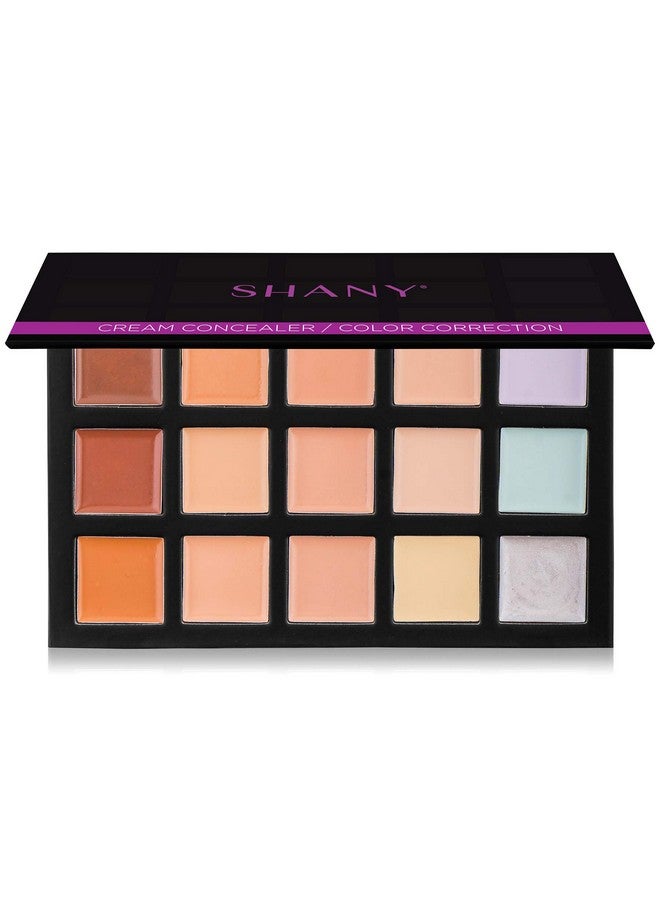 Shany Cream Concealer;Color Correction Palette With Mirror Layer 1 Refill For The Contour And Highlight 4Layer Makeup Kit - Image 2