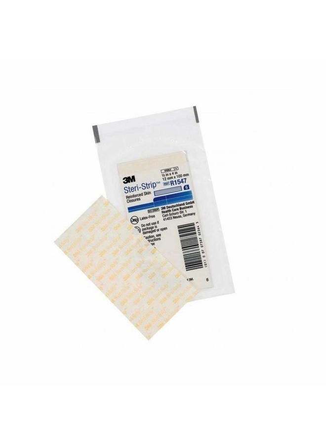 STERI-STRIP 3M Steri-Strip Elastic Skin Closures - 1/2" x 4" - 6 strip envelope - - Box of 50 - Image 3