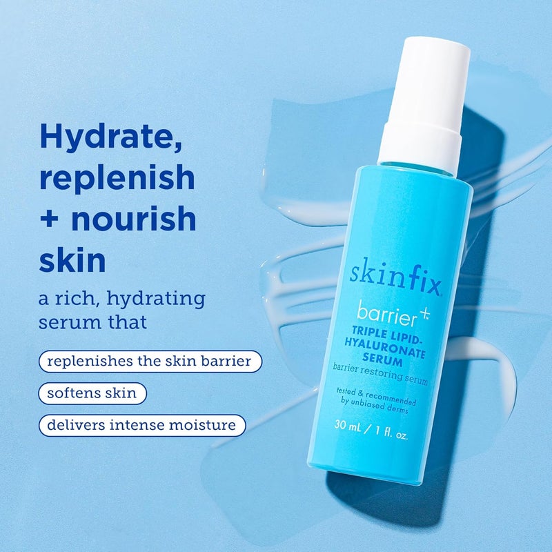 Skinfix Barrier Triple LipidHyaluronate Serum Hydrating Serum That Delivers a Surge of Moisture to Hydrate Replenish Nourish Skin 1 Fl Oz - Image 2