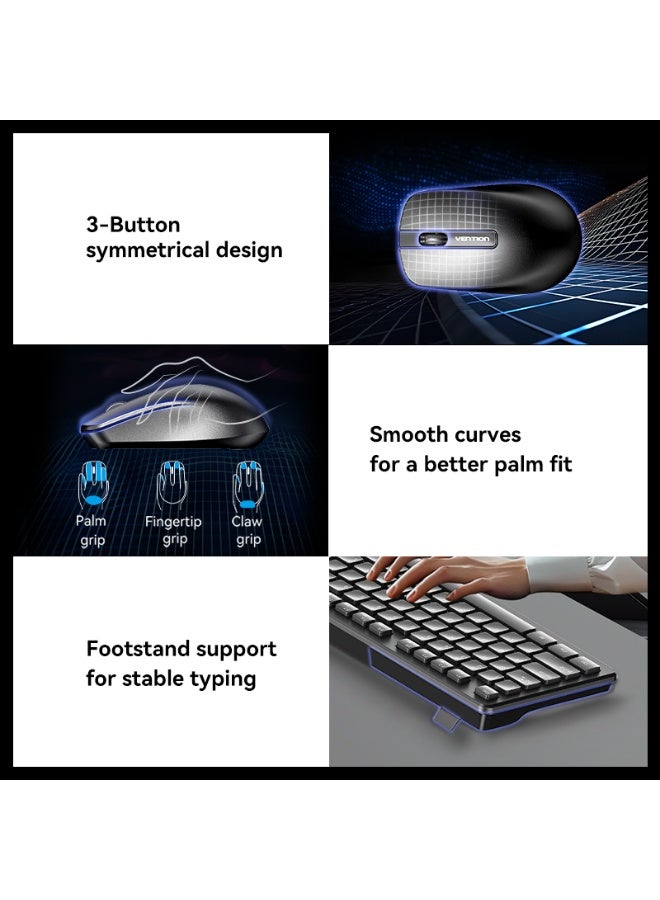 VENTION Wireless Keyboard and Mouse Model # KTDB0-EN - Image 5
