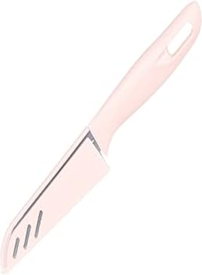 elyassin Stainless Steel Fruit Knife with Plastic Handle and Cover - Multi Color