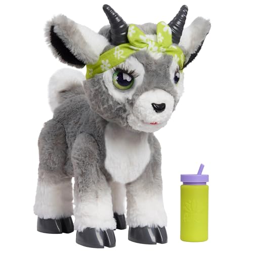 furReal Daisy the Yoga Goat Interactive Toy, 11-inch Realistic Plush, Kids Toys for Ages 4 Up by Just Play - Image 1