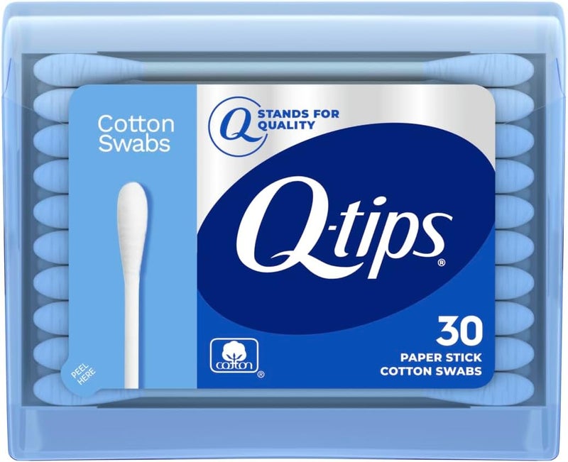 Q-tips Cotton Swabs Travel Pack - 30 Count - Image 1