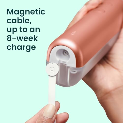 quip Water Flosser with Replacement Tip - Cordless Water Flosser with Adjustable Pressure - Teeth Cleaner Pick with 360 Degree Rotating Replaceable Tip, Rechargeable Water Dental Pick - Copper - Image 4