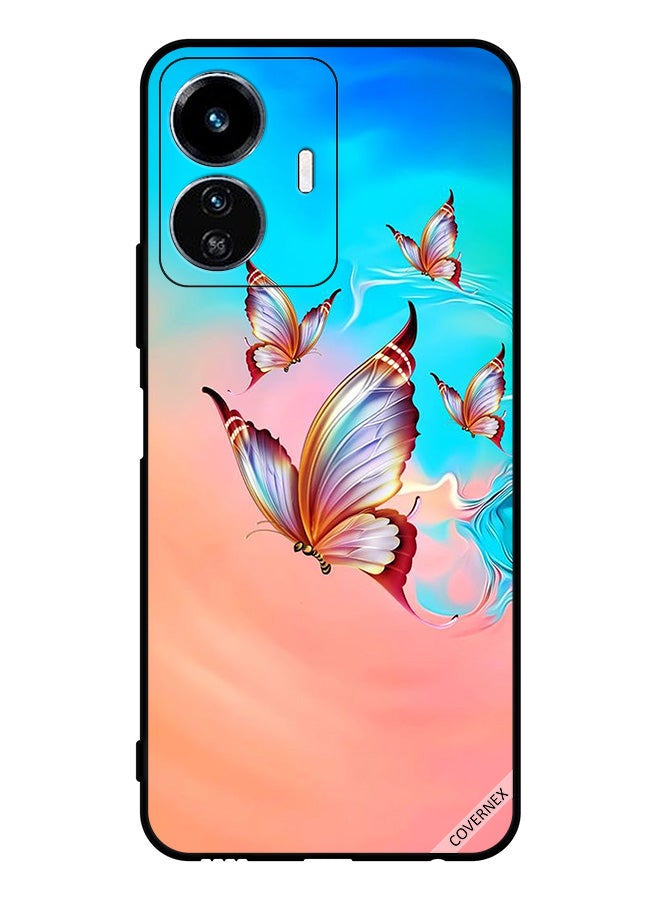 Covernex Protective Case Cover For vivo Y77 Butterflies Flying Over Paint Color - Image 1