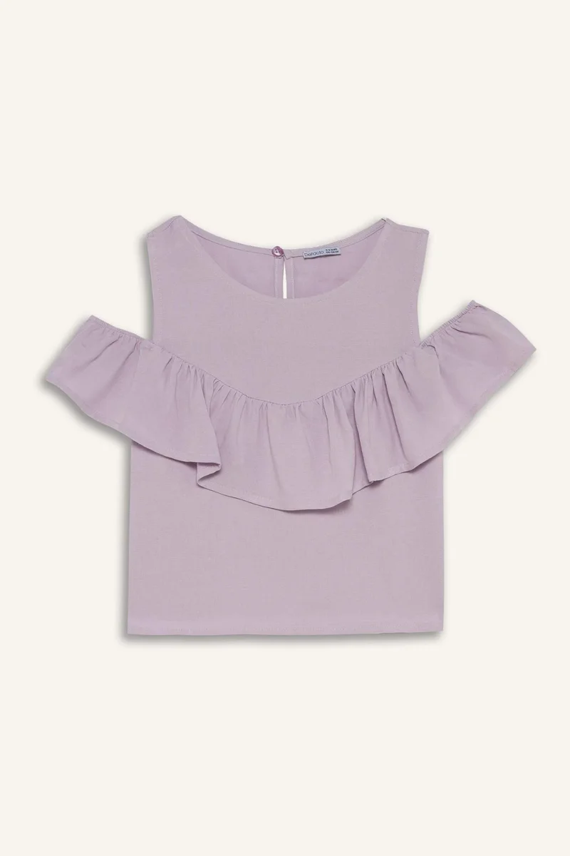 DeFacto Girl Regular Fit Short Sleeve Blouse