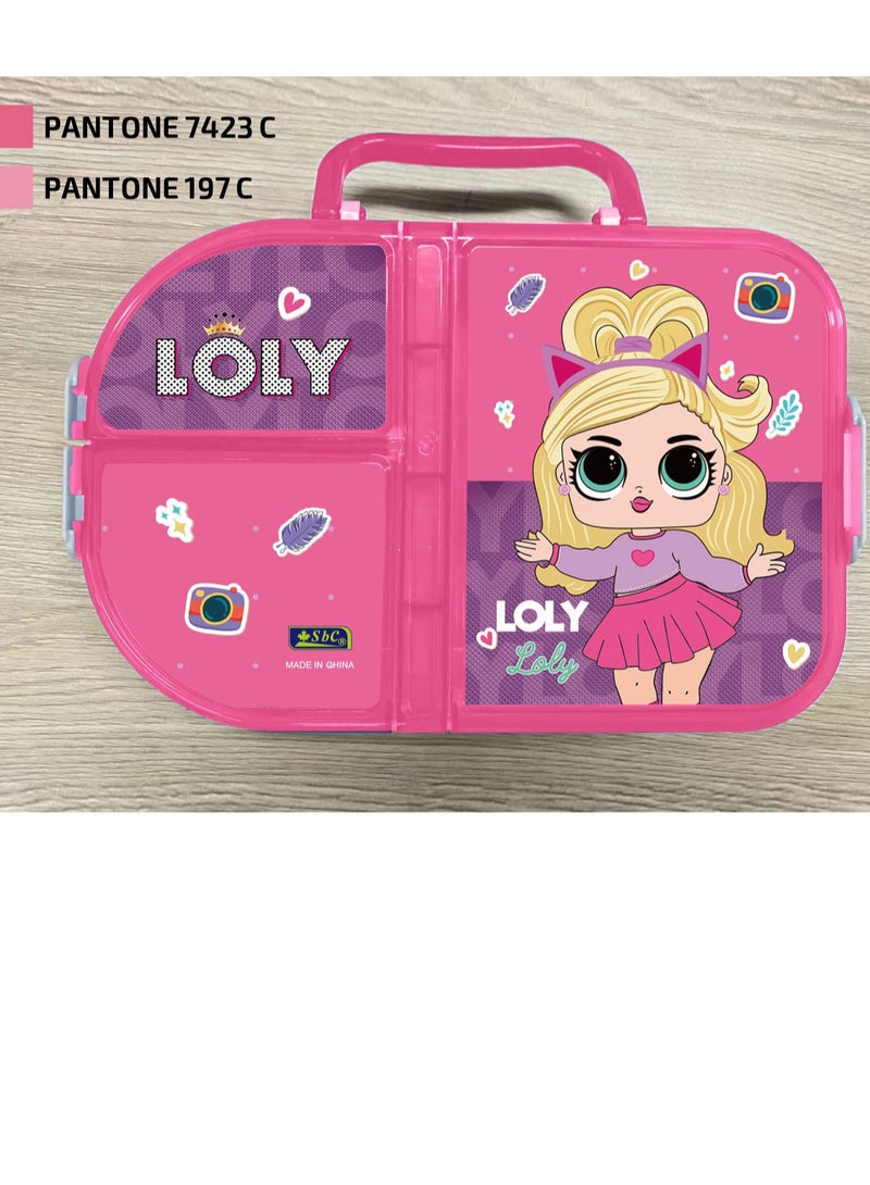 Durable and leak-proof baby lunch box, multi-colour