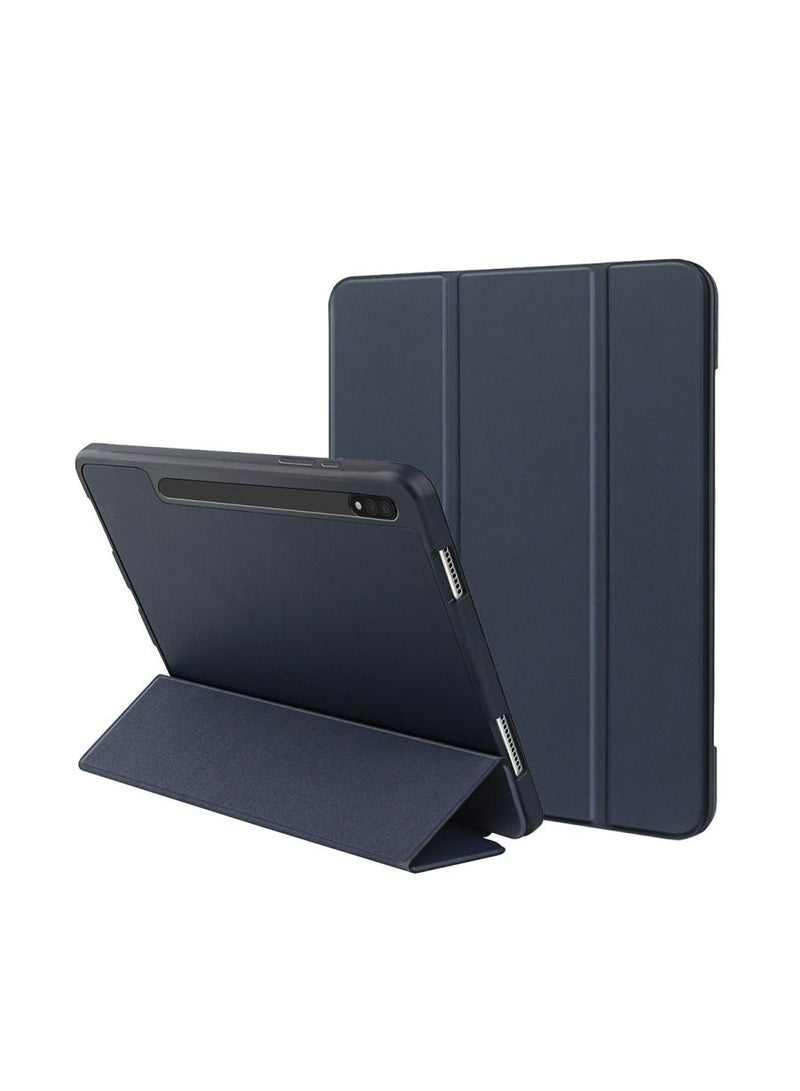 HEXABEX Protective Folding Case Cover Soft TPU for Samsung Galaxy Tab S8 11" Blue - Image 2