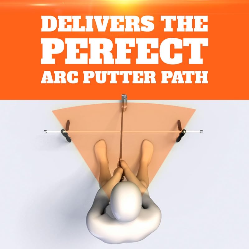 Frogger Golf Arc Angel Putting Training Aid - Helps Correct and Finds Your Proper Putting Stroke using a Pendulum Swing Plane - Image 4