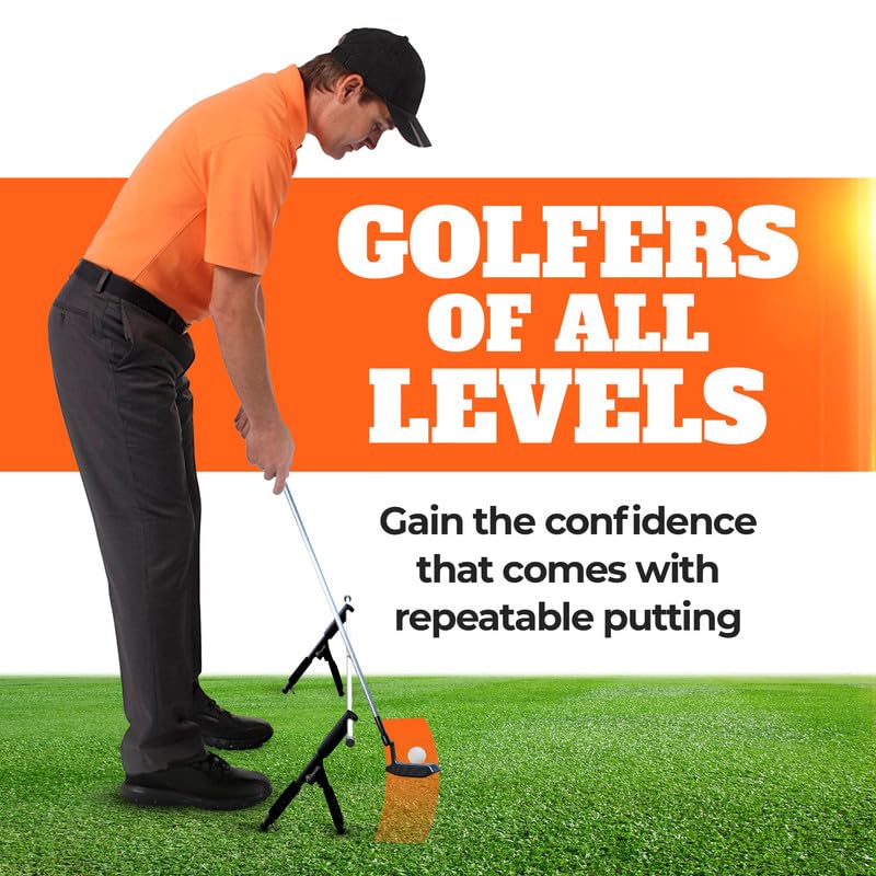 Frogger Golf Arc Angel Putting Training Aid - Helps Correct and Finds Your Proper Putting Stroke using a Pendulum Swing Plane - Image 3