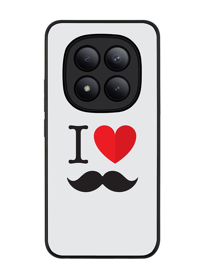 For Xiaomi Redmi Note 15 Pro+ / Poco M8 Pro Case,Slim fit Camera Protection, Shockproof Thin Phone cover  - I Love Moustashe