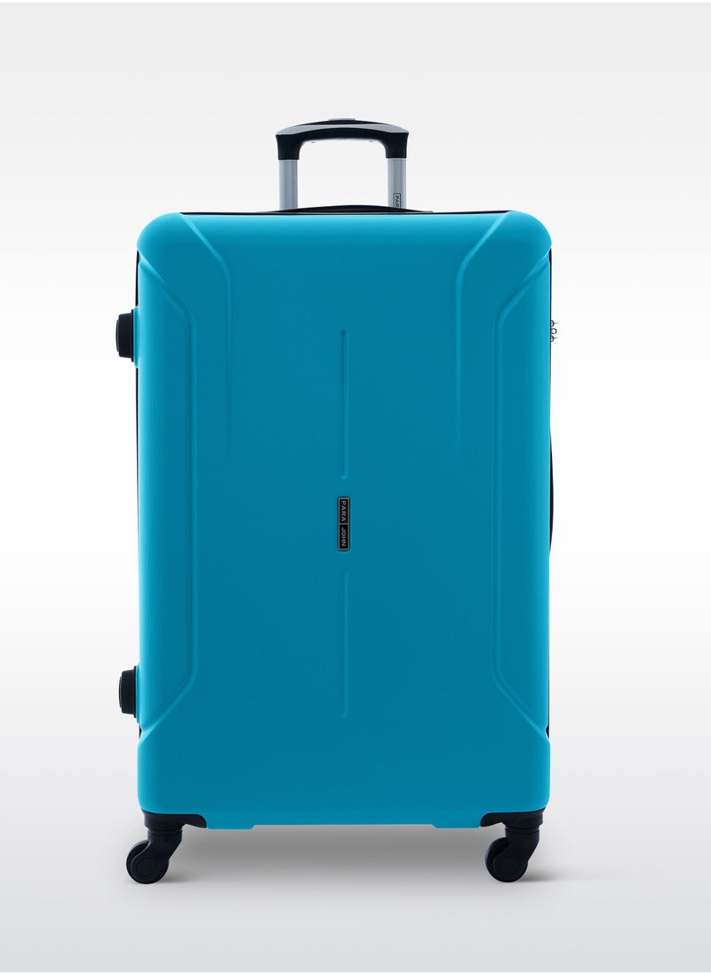 PARAJOHN - Spectrum 28-Inch Check-in Luggage – Lightweight ABS Hard Shell Suitcase with 360° Spinner Wheels & TSA Lock - Blue - Image 1