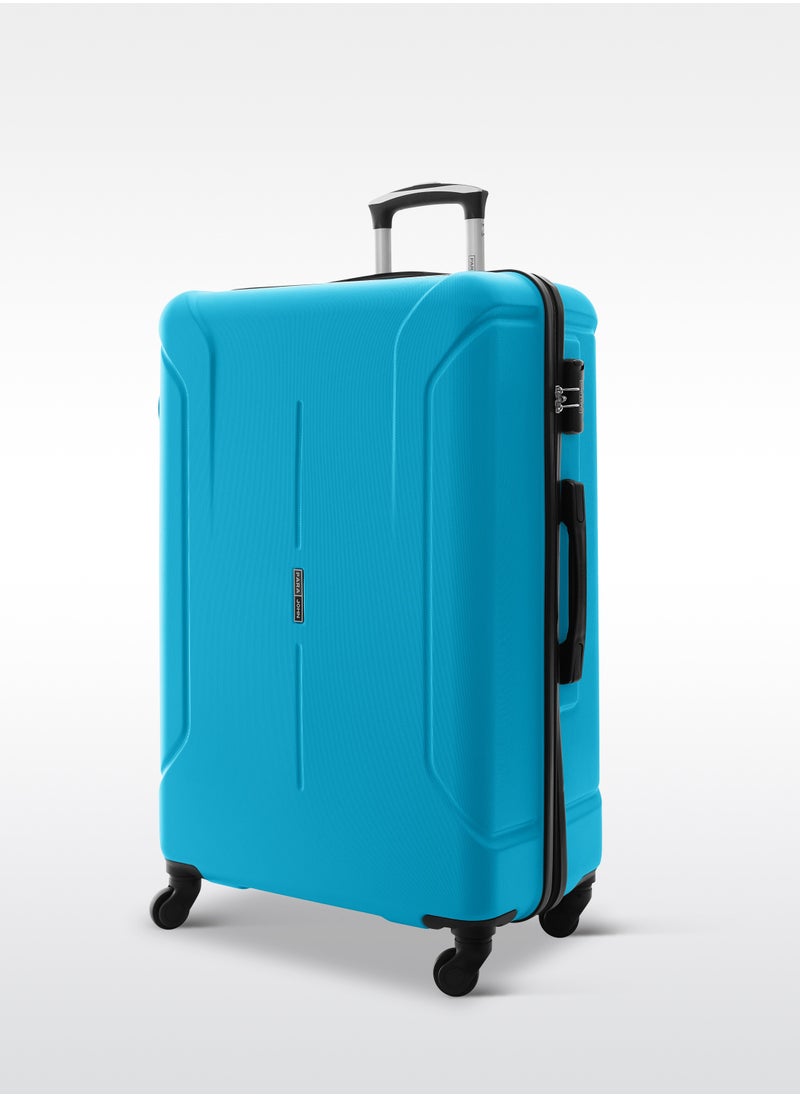 PARAJOHN - Spectrum 28-Inch Check-in Luggage – Lightweight ABS Hard Shell Suitcase with 360° Spinner Wheels & TSA Lock - Blue - Image 1