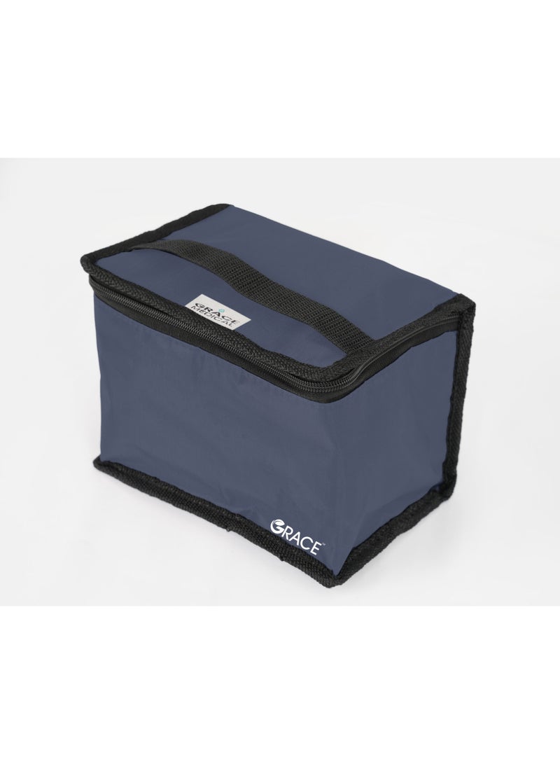 Grace A high-quality medical cooler bag with superior internal insulation and a gel pouch that keeps sensitive medications cool and safe for 24 hours. - Image 1