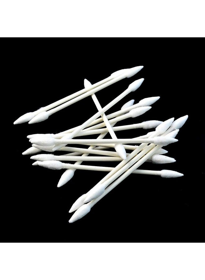 Rayhee 800 Pieces Cotton Swabs, Double Precision Tips with Paper Stick, 4 Packs, 200 Pieces 1 Pack (Double-Pointed Shape) - Image 1