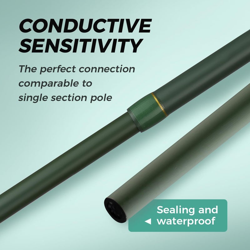 FISHAPPY Carbon Fiber Surf Rod Saltwater Surf Spinning Fishing Rod with Seaguide Reel Seat (9â€™ - 2 Piece) - Image 5