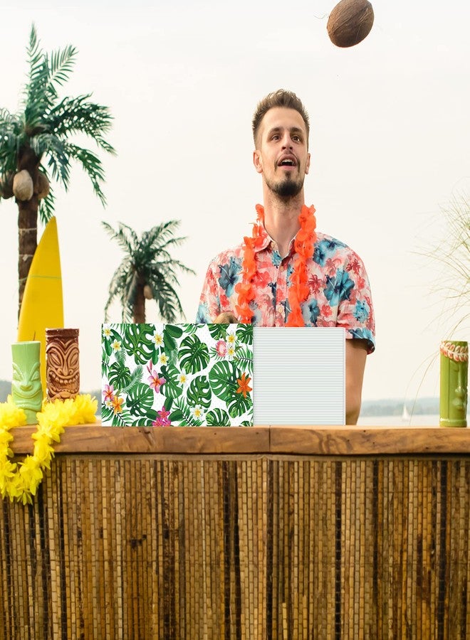 Tevxj Hawaiian Luau Party Supplies Aloha Happy Birthday Napkins Disposable Tropical Tiki Themed Luncheon Paper Napkins Hawaiian Party Table decorations (100 Pack) - Image 5