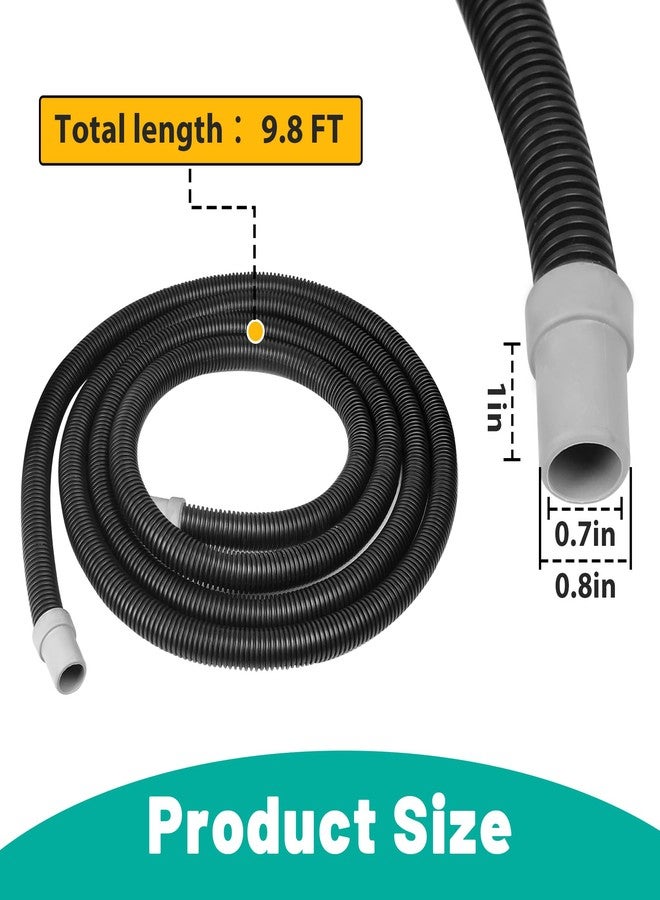 Acyoyava A20015 Ribbed Hosing | 9.8Ft Aquarium Filter Tubing for Fluval 304/305/306/307/404/405/406/407 Canister Filters | Durable Pump Hose - Image 3