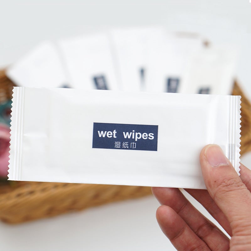 Aviation Wipes Independent Wet Wipes Disposable Non-Woven El Takeaway Wipes Paper Wipes Small Bag Business Wipes - Image 4