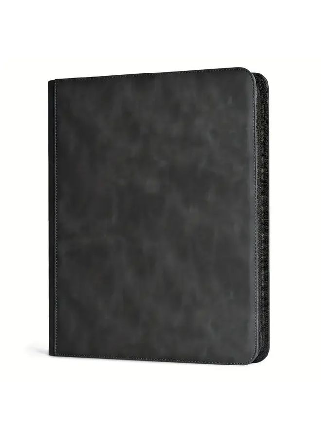 9 Pocket Card Storage Binder Double Sided Ring Free Holds 216 Cards Compatible with TCG Sports Cards Red - Image 1