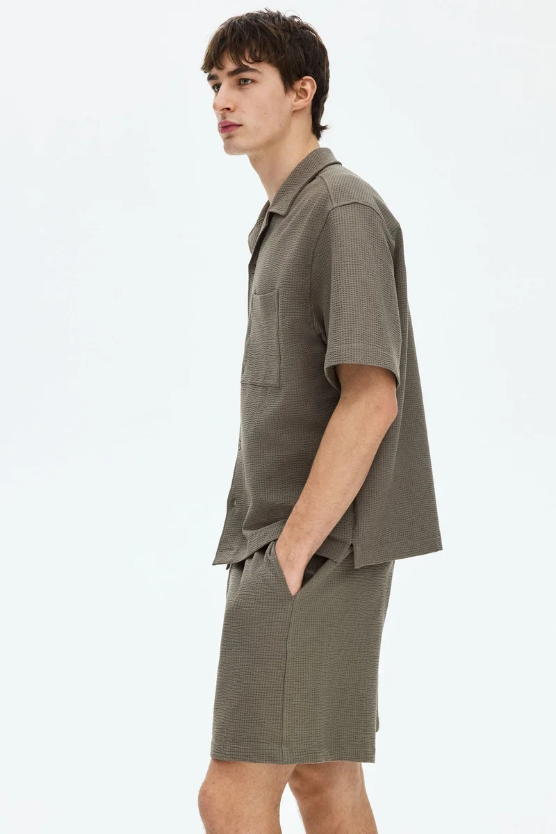 H&M Relaxed Fit Waffled shorts