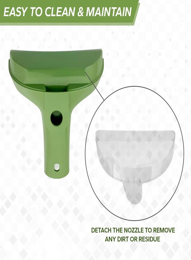 Selgo Replacement Green 6" Tough Stain Brush Tool with Removable Nozzle for Better Cleaning for All Bissell Carpet Cleaner Machines - Image 5